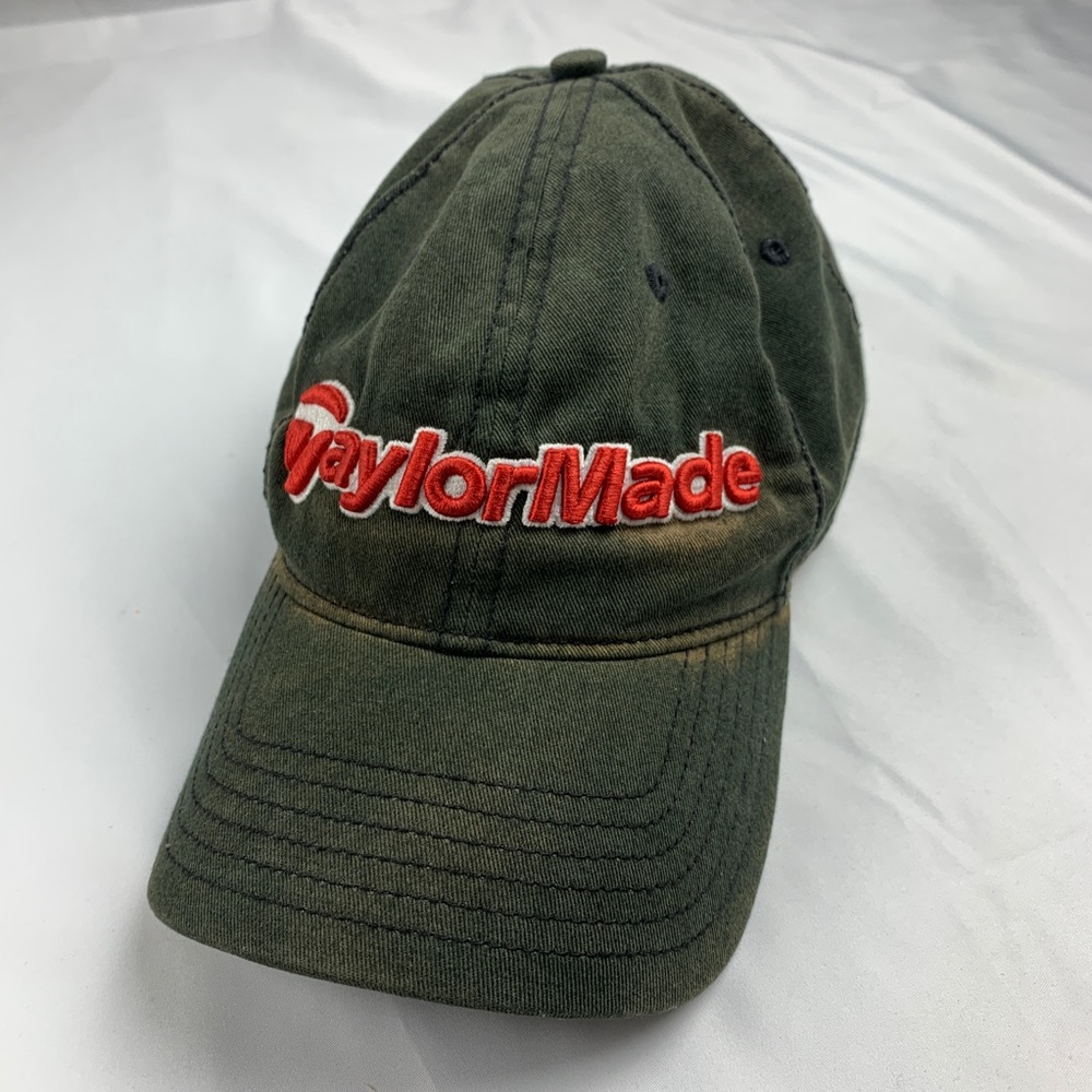 Taylor Made Tmax Brown Golfing Hat Buckle Back